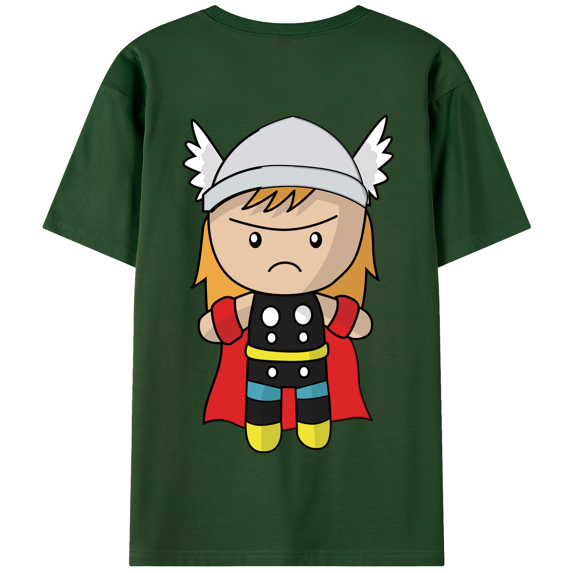 （画像用） アベンジャーズ The Avengers 綿100％半袖Tシャツ（背面プリント）
